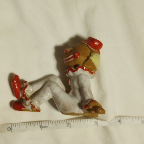 Vintage Set of Six Napcoware Clay Clown Figurines - Picture 9 of 16